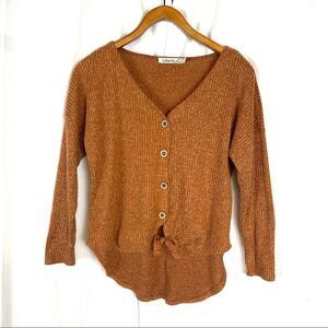 Liberty love long sleeve ribbed top